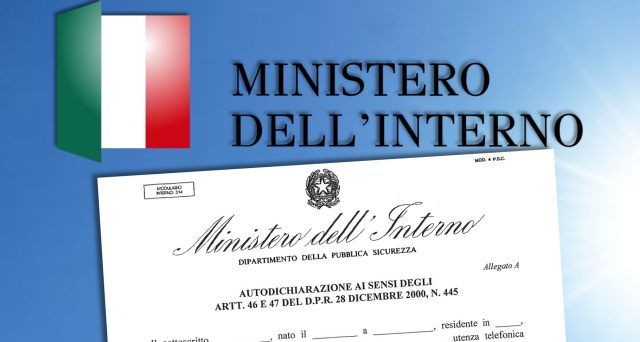 NUOVO MODELLO AUTOCERTIFICAZIONE SPOSTAMENTI