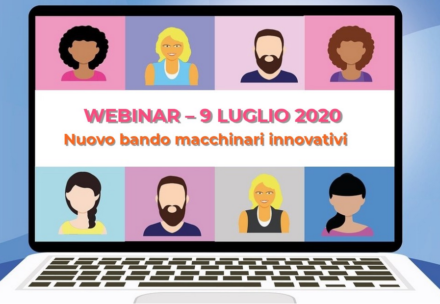 Nuovo bando macchinari innovativi, giovedì il webinar