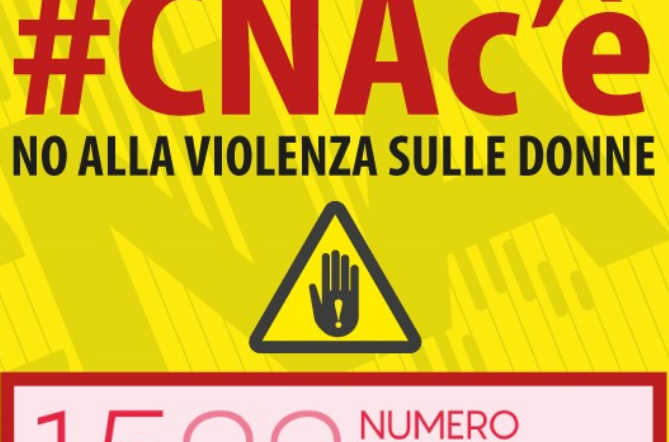 Il 25 novembre, giornata contro la violenza sulle donne: CNA c’è