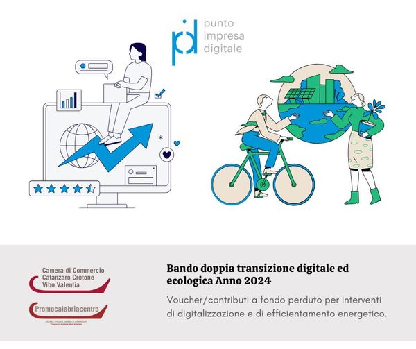 BANDO PER LA CONCESSIONE DI CONTRIBUTIPER LA DOPPIA TRANSIZIONE DIGITALE ED ECOLOGICA 2024